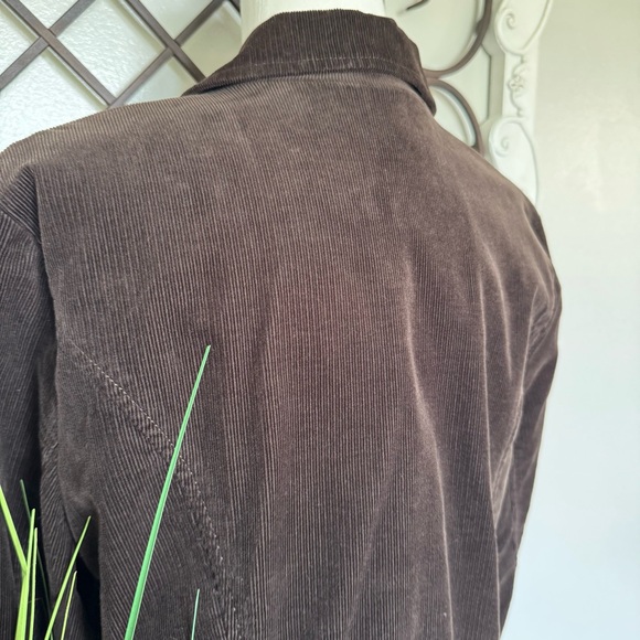 CABI Size XL Brown Corduroy Blazer Jacket with Pockets - Picture 6 of 9